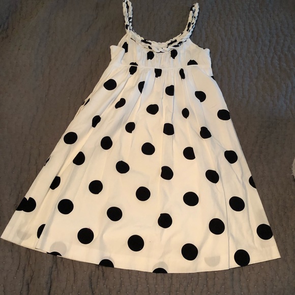 JCrew Black and White Polka Dot Dress - Picture 4 of 5